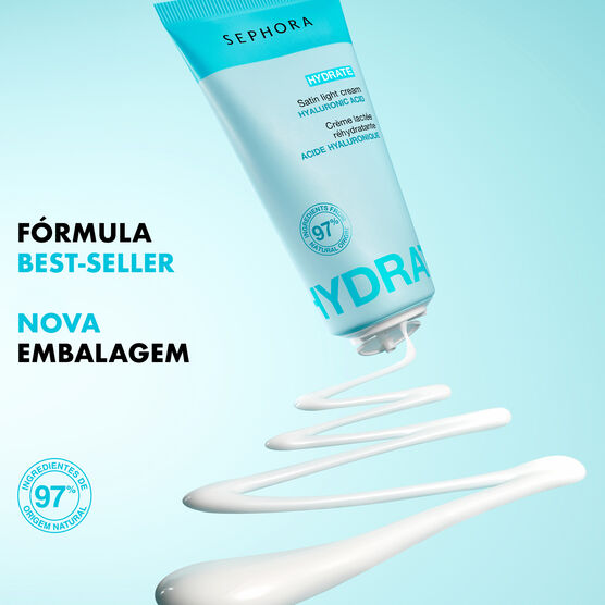 Hidratante Facial Sephora Collection Hydrate Satin Light Cream